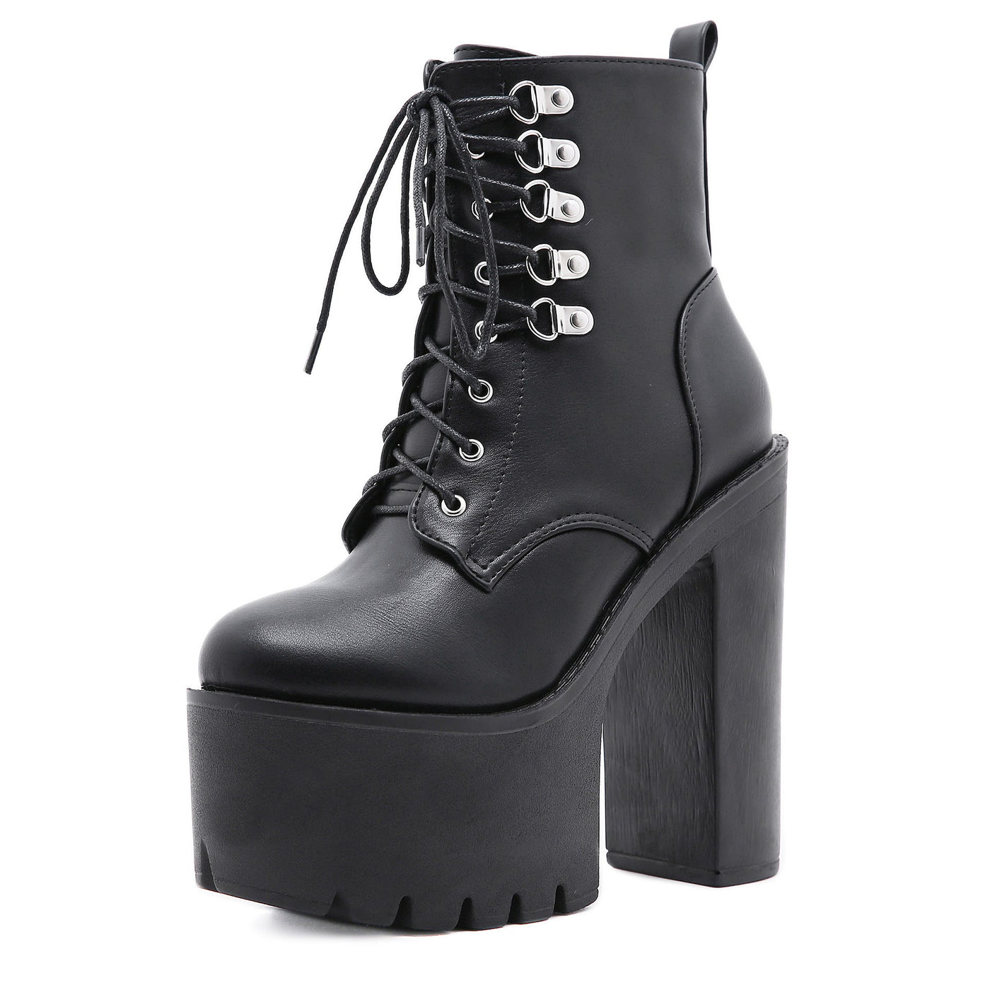 Ön Yüksek Platform Dr. Martens Yan Botları