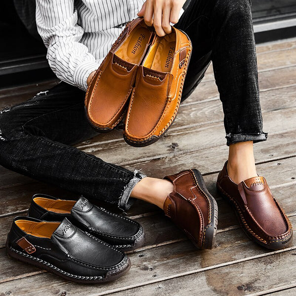 Golden-Sparrow Erkek Deri Loafer Ayakkabıları