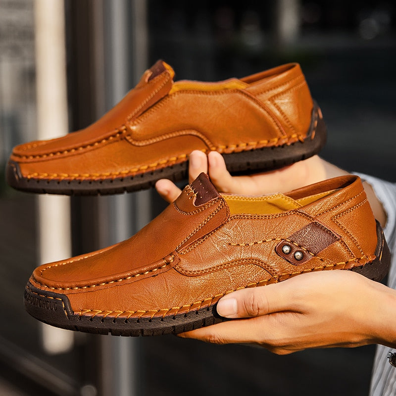 Golden-Sparrow Erkek Deri Loafer Ayakkabıları