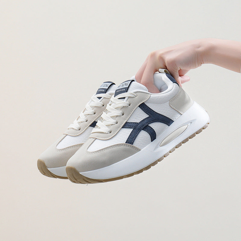 Kore Tarzı Platform Dad Sonbahar Sokak Çekimi Sneaker'ları