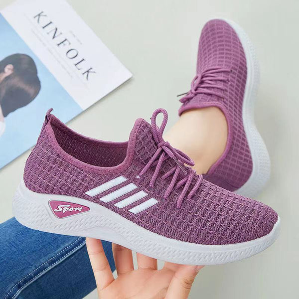 Kadınların Vahşi Sıkı Seçilmiş Modaya Uygun Koşu Nefes Alabilir Sneaker'ları