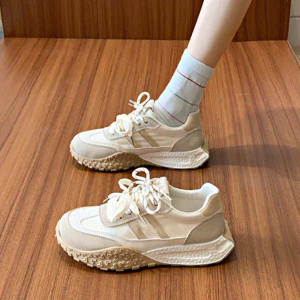 Kadın Niş Retro Platform Waffle Trendy Hafif Spor Ayakkabılar