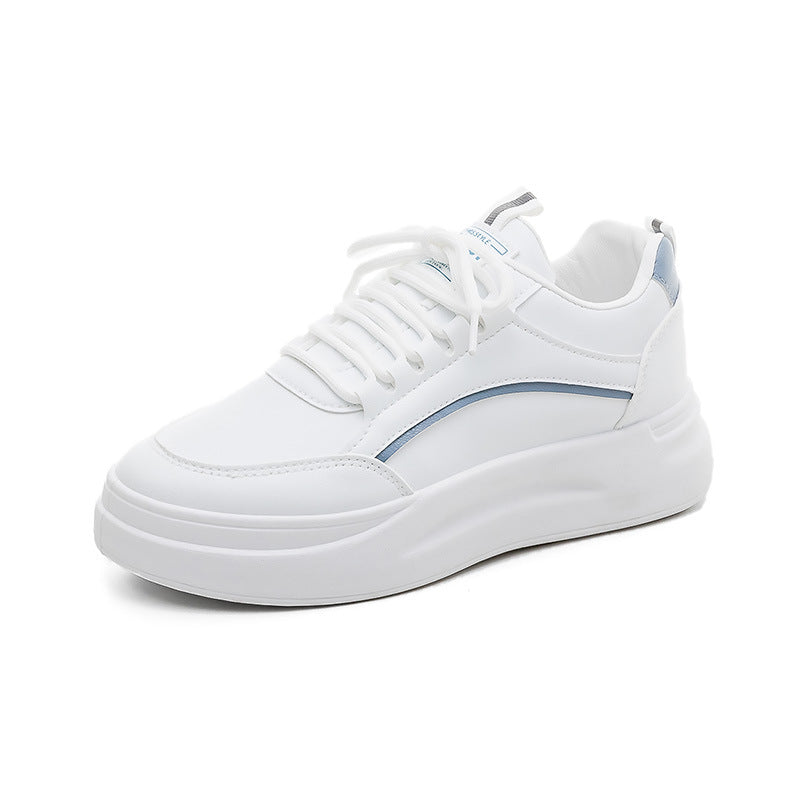 Beyaz Kadın Yaz Nefes Alabilir Kore Tarzı Sneaker