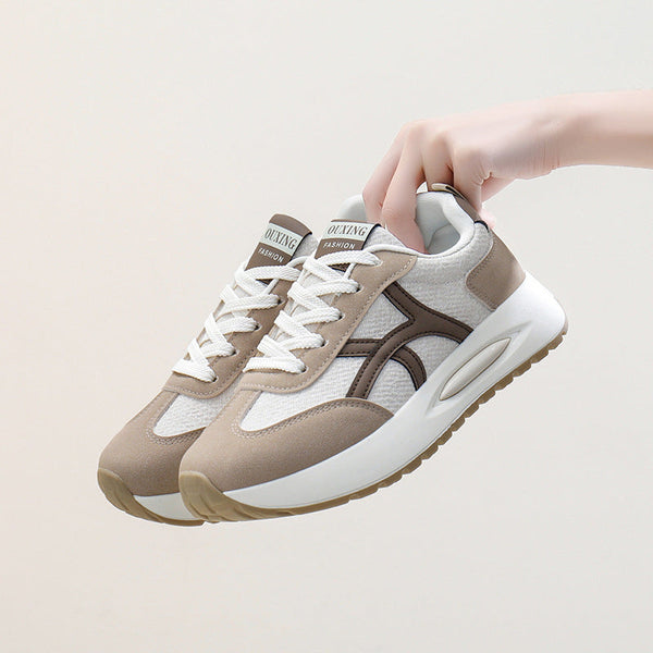 Kore Tarzı Platform Dad Sonbahar Sokak Çekimi Sneaker'ları