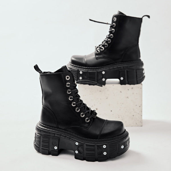 Kadınların Motosiklet Ağı Heavy Metal Platform Martin Bahar Botları