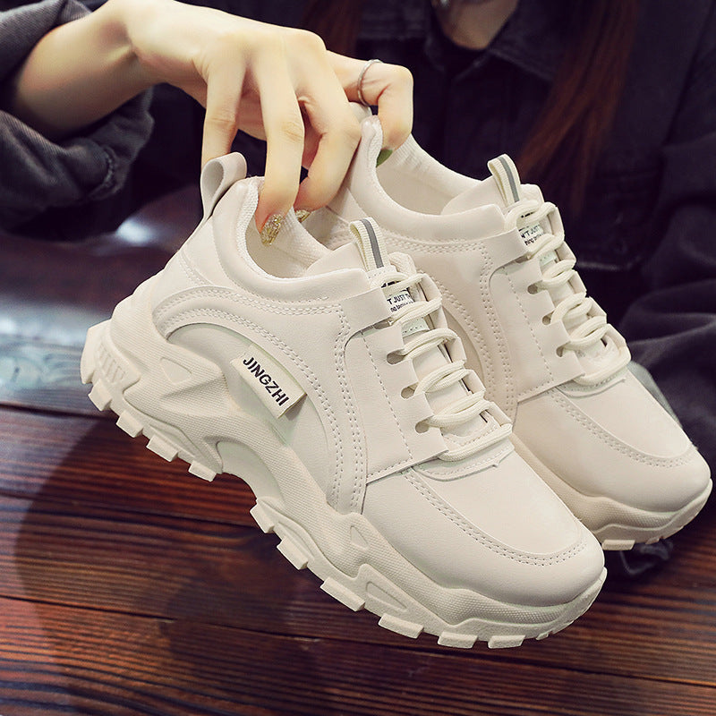 Kadınlar için Baba Modası Platform Kore Rahat Sneaker'lar