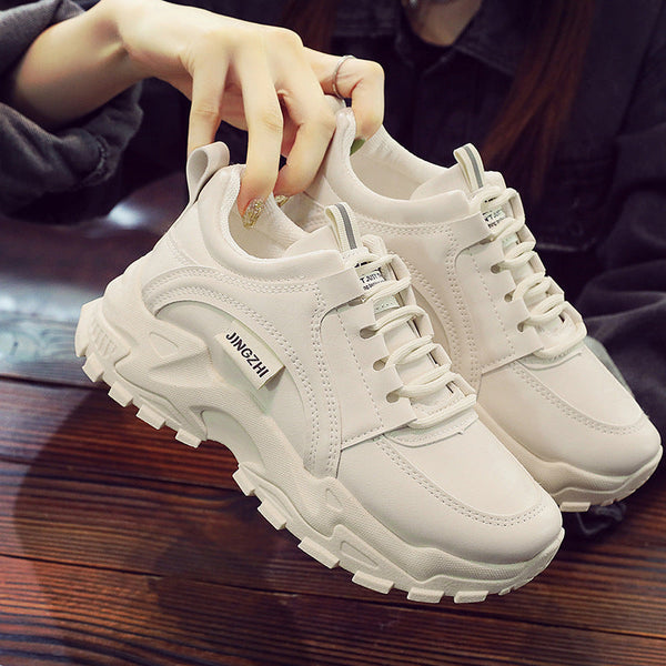 Kadınlar için Baba Modası Platform Kore Rahat Sneaker'lar