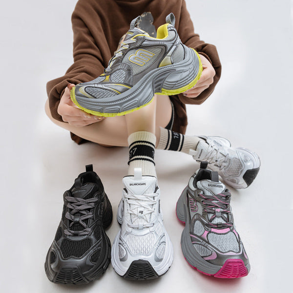 Kadınların  Th Nesil Baba Nefes Alabilen Platform Yükseklik Artıran Sneaker'ları