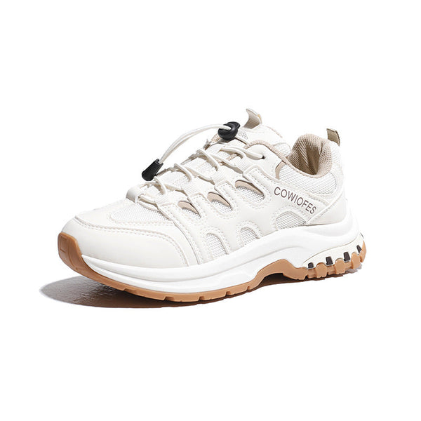 Kadın Tarzı File Yüzey Dad Sonbahar Nefes Alabilir Sneakerlar