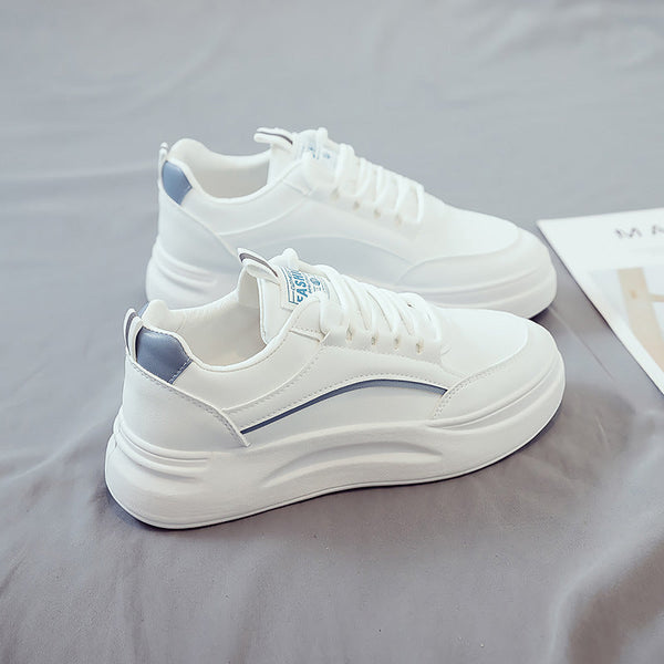 Beyaz Kadın Yaz Nefes Alabilir Kore Tarzı Sneaker