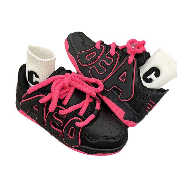 Trendy Kore Tarzı Çok Amaçlı Düz Kadın Sneaker'ları