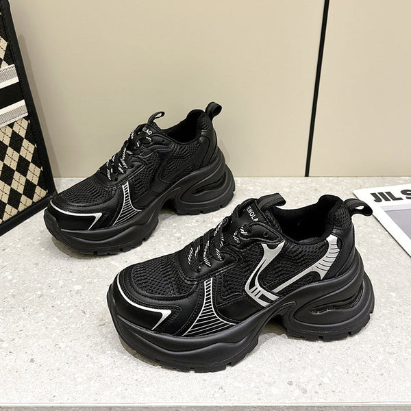 Kadınlar için Küçük Beden Platform Sier Moda Rahat Sneaker'lar
