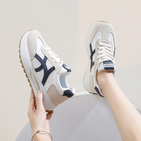 Kore Tarzı Platform Dad Sonbahar Sokak Çekimi Sneaker'ları