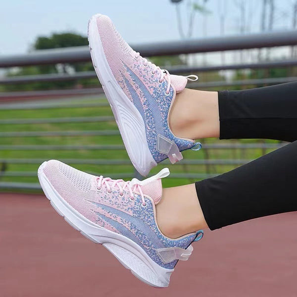 Kadınlar için Sonbahar Kalın Taban Moda Basit Nefes Alabilir Trend Spor Ayakkabılar
