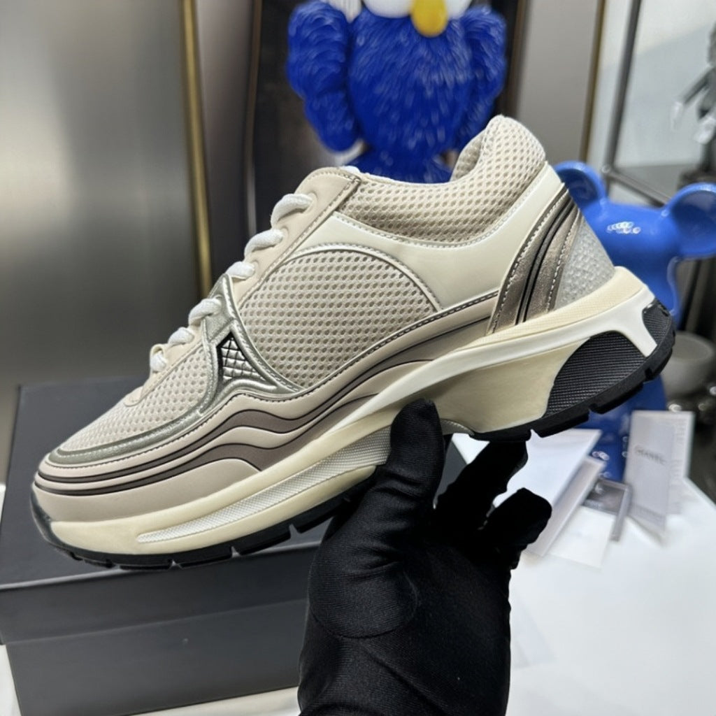 Kadınlar için King Mesh Nefes Alabilen Çok Amaçlı Bağcıklı Baba Sneaker'ları