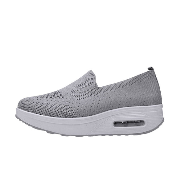 Kadınlar için Nefes Alabilir Fly Dokuma Ağı Tek Pedal Spor Ayakkabıları