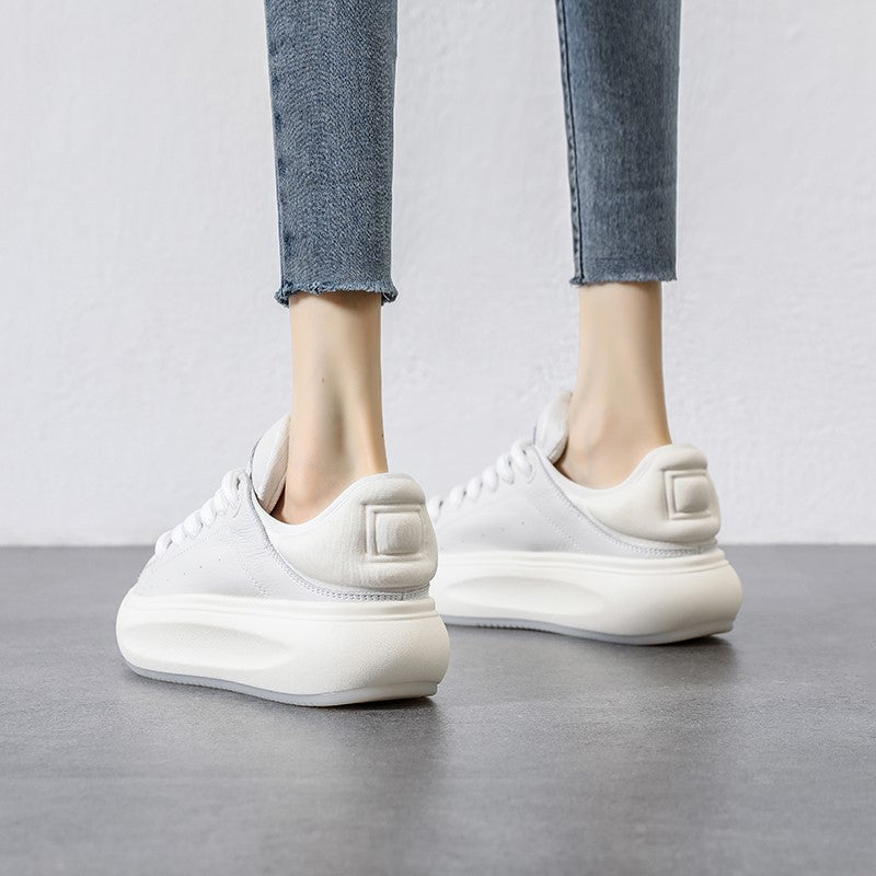 Kadınların Boy Artırıcı Alman Antrenman Ekmeği Moda Sneaker'ları