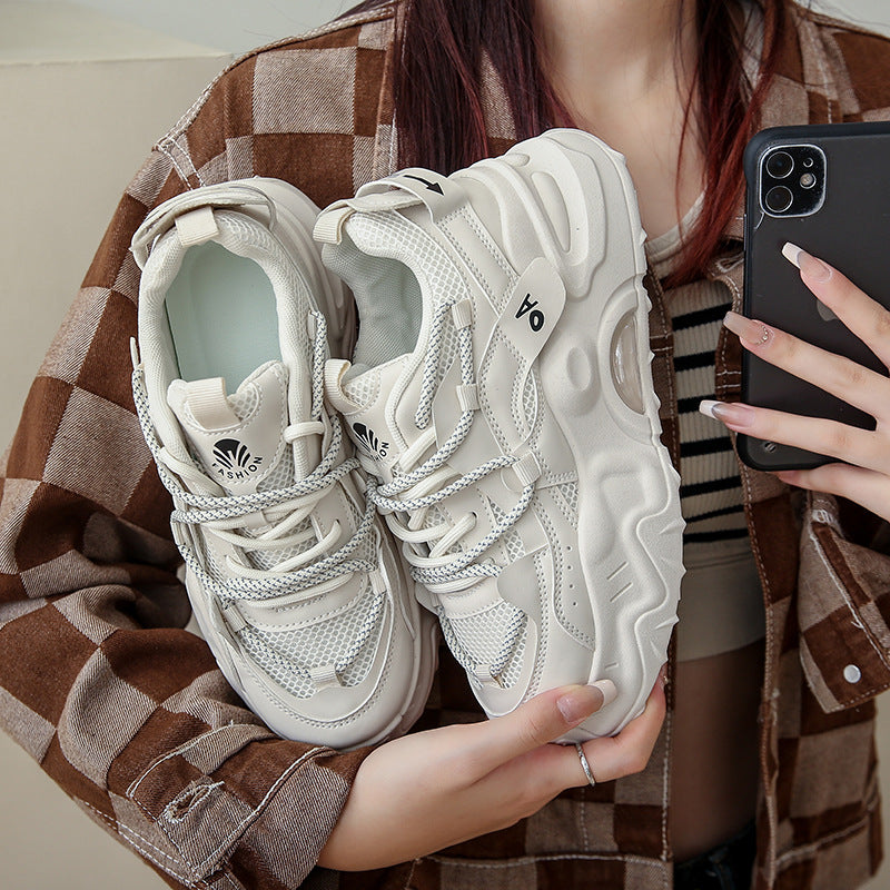 Sonbahar Baba Kadın Koşu Günlük Kalın Sneaker