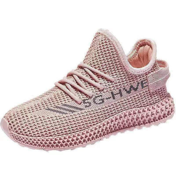 Kadınlar için Hindistan Cevizi Trendy Çok Amaçlı Uçan Dokuma Nefes Alabilir Sneakerlar