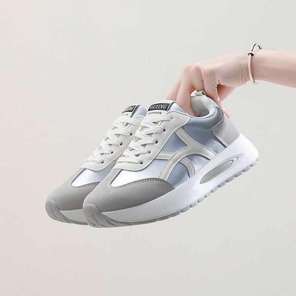 Kore Tarzı Platform Dad Sonbahar Sokak Çekimi Sneaker'ları