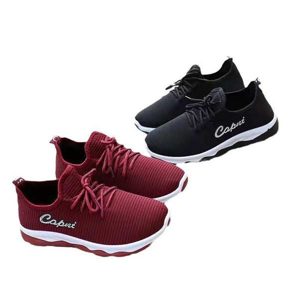 Kadın Spor Nefes Alabilir File Platform Yürüyüş Yumuşak Taban Rahat Sneakerlar