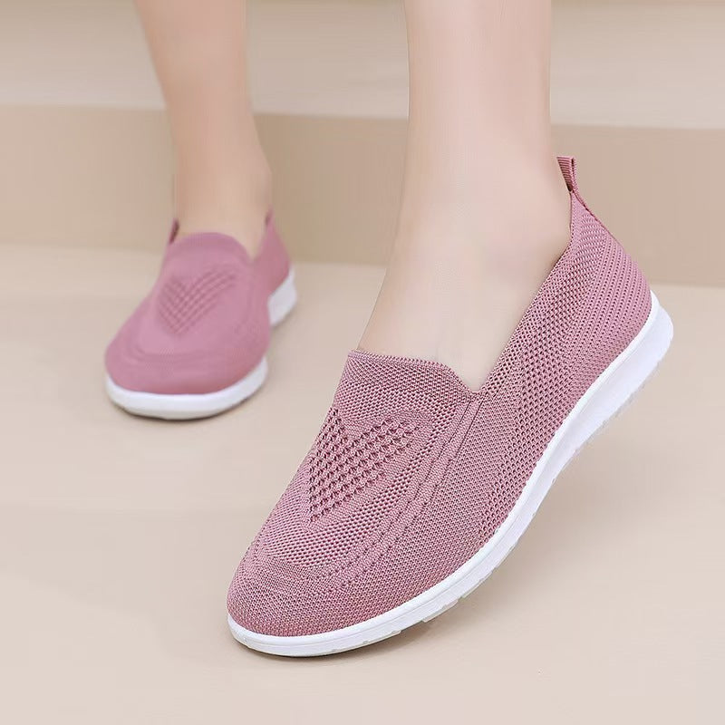 Kadın & Erkek Dört Tendon Tabanlı Anne Eski Kumaş Spor Ayakkabıları