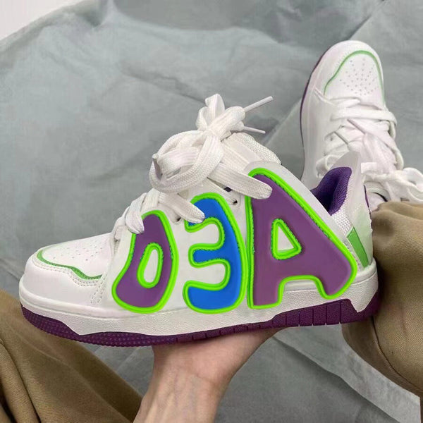 Trendy Kore Tarzı Çok Amaçlı Düz Kadın Sneaker'ları