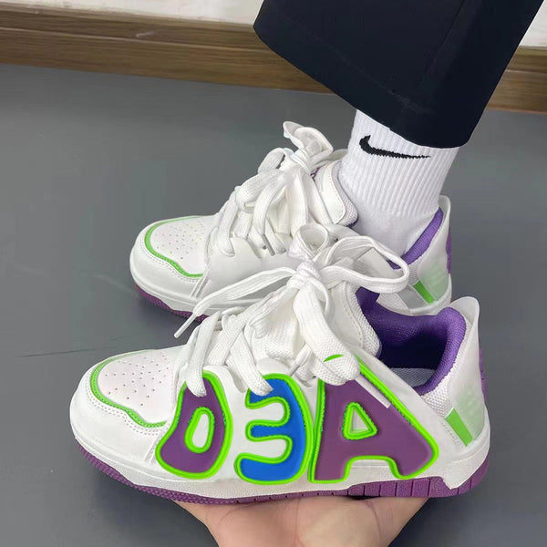 Trendy Kore Tarzı Çok Amaçlı Düz Kadın Sneaker'ları