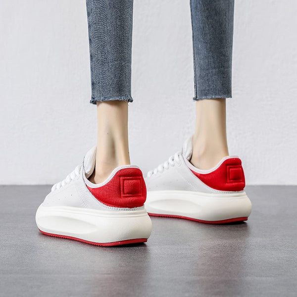 Kadınların Boy Artırıcı Alman Antrenman Ekmeği Moda Sneaker'ları