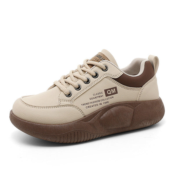 Kadınlar İçin Bahar Platform Yüksekliği Artıran Kore Spor Sokak Sneaker'ları