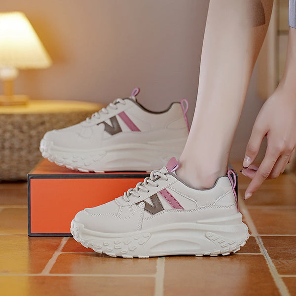 Kadınlar için Sonbahar Kore Tarzı Kalın Platform Spor Sneaker'lar