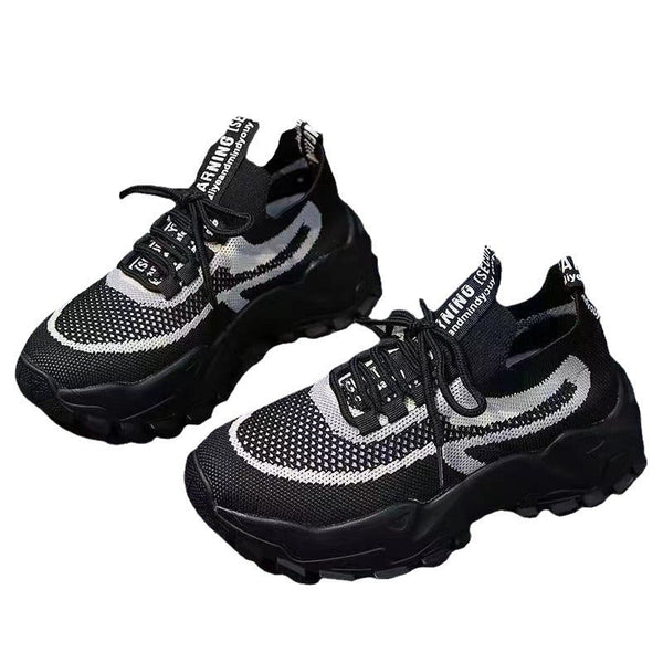 Kadınların Nefes Alabilir Moda Baba Sneaker'ları için Bahar