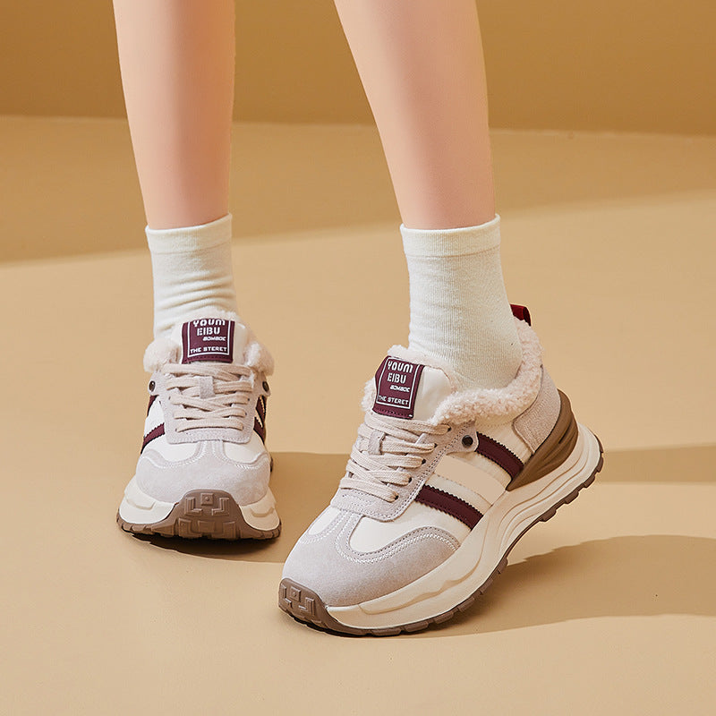 Kadınların Baba Trendy Sonbahar Kore Modası Platform Spor Ayakkabıları