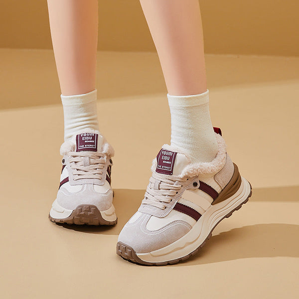 Kadınların Baba Trendy Sonbahar Kore Modası Platform Spor Ayakkabıları