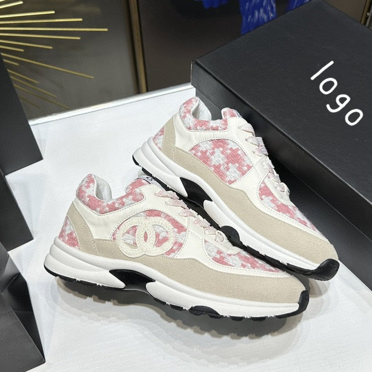 Kadınlar için King Mesh Nefes Alabilen Çok Amaçlı Bağcıklı Baba Sneaker'ları