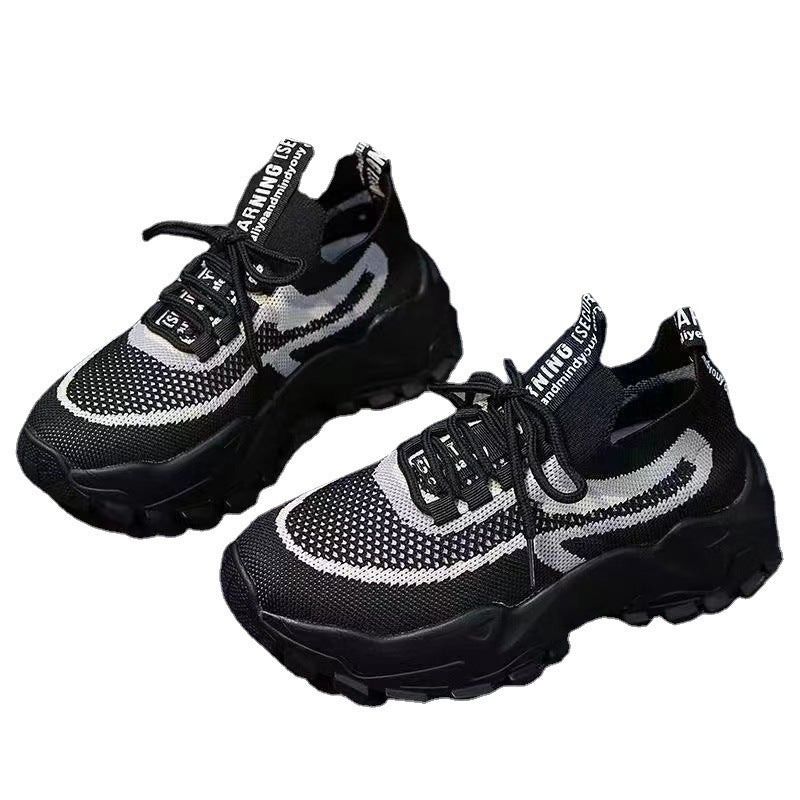 Kadınların Nefes Alabilir Moda Baba Sneaker'ları için Bahar