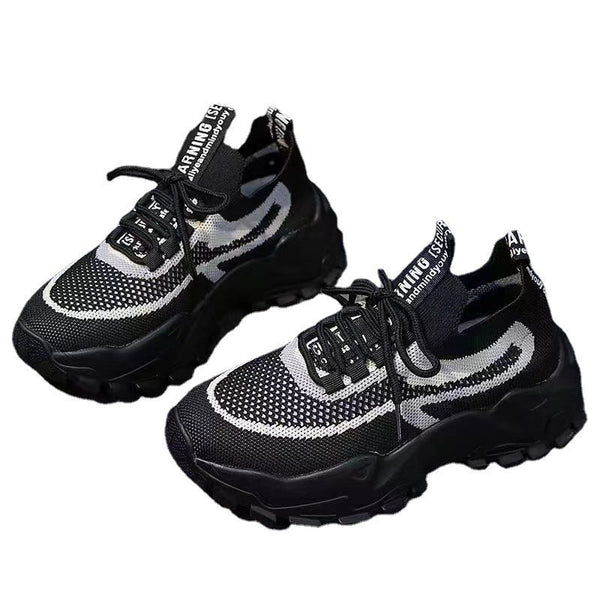Kadınların Nefes Alabilir Moda Baba Sneaker'ları için Bahar