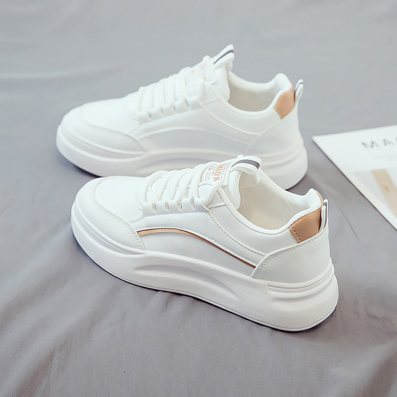 Beyaz Kadın Yaz Nefes Alabilir Kore Tarzı Sneaker