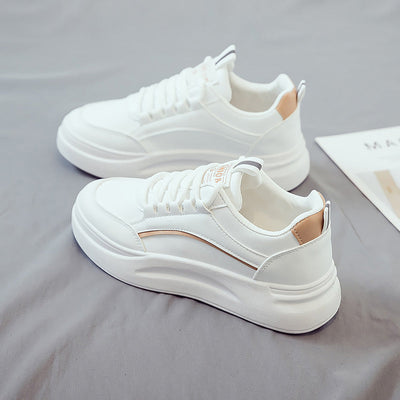 Beyaz Kadın Yaz Nefes Alabilir Kore Tarzı Sneaker