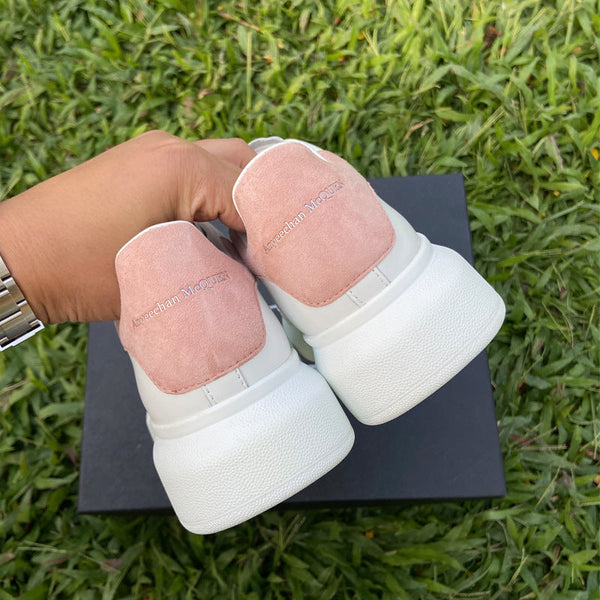 Kadınlar için Tam Deri Beyaz Platform Spor Tahtası Sneakerlar