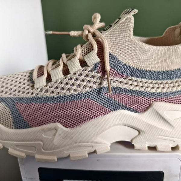 Kadınların Nefes Alabilir Moda Baba Sneaker'ları için Bahar