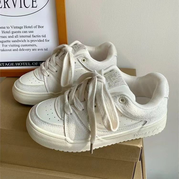 Kadınlar için Yaz Yükseltici Yumuşak Taban Retro Ekmek Sneaker'ları