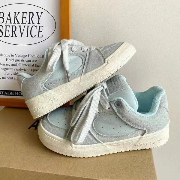 Kadınlar için Yaz Yükseltici Yumuşak Taban Retro Ekmek Sneaker'ları