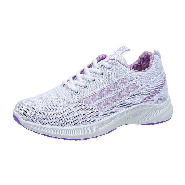 Kadınlar için File Yüzeyli Delikli Yaz Topuklu Koşu Sneaker'ları
