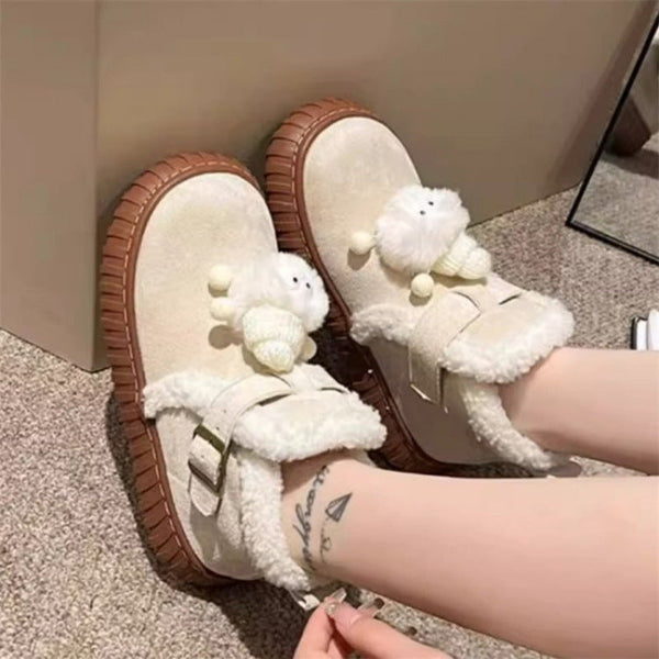 Alt Yükseklik Artırıcı Düz Renk Moda Sıcak Botlar
