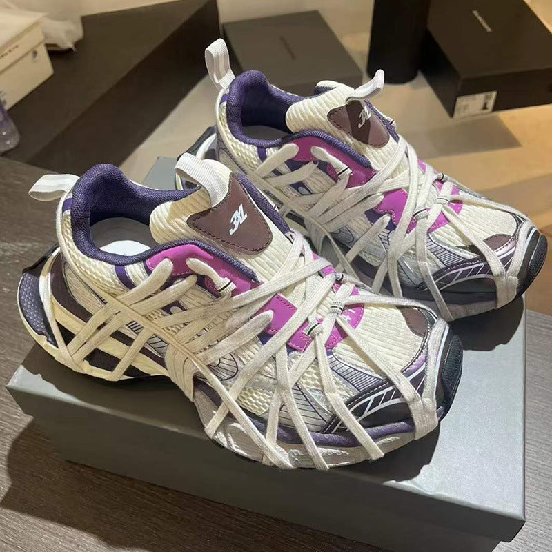 Kadınların Th Nesil Paris Baba Kalın Taban Sneaker'ları
