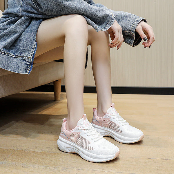 Kadınlar için Sonbahar Platform Koşu Şık Hafif Basit Sneaker'lar