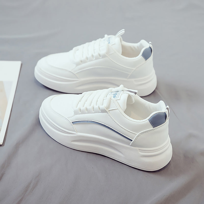 Beyaz Kadın Yaz Nefes Alabilir Kore Tarzı Sneaker
