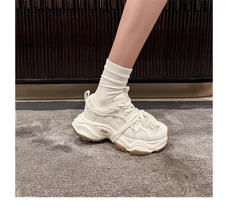 Kadın & Erkek Baba Platform Yükseltilmiş Trendy Şık Spor Erkek Ayakkabıları