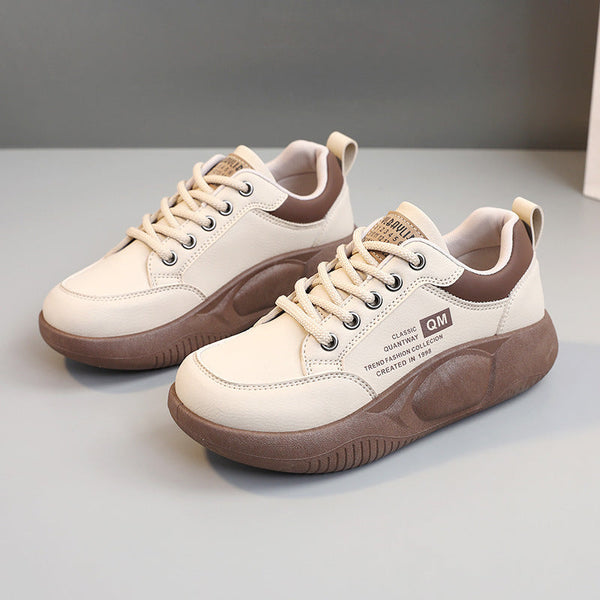 Kadınlar İçin Bahar Platform Yüksekliği Artıran Kore Spor Sokak Sneaker'ları